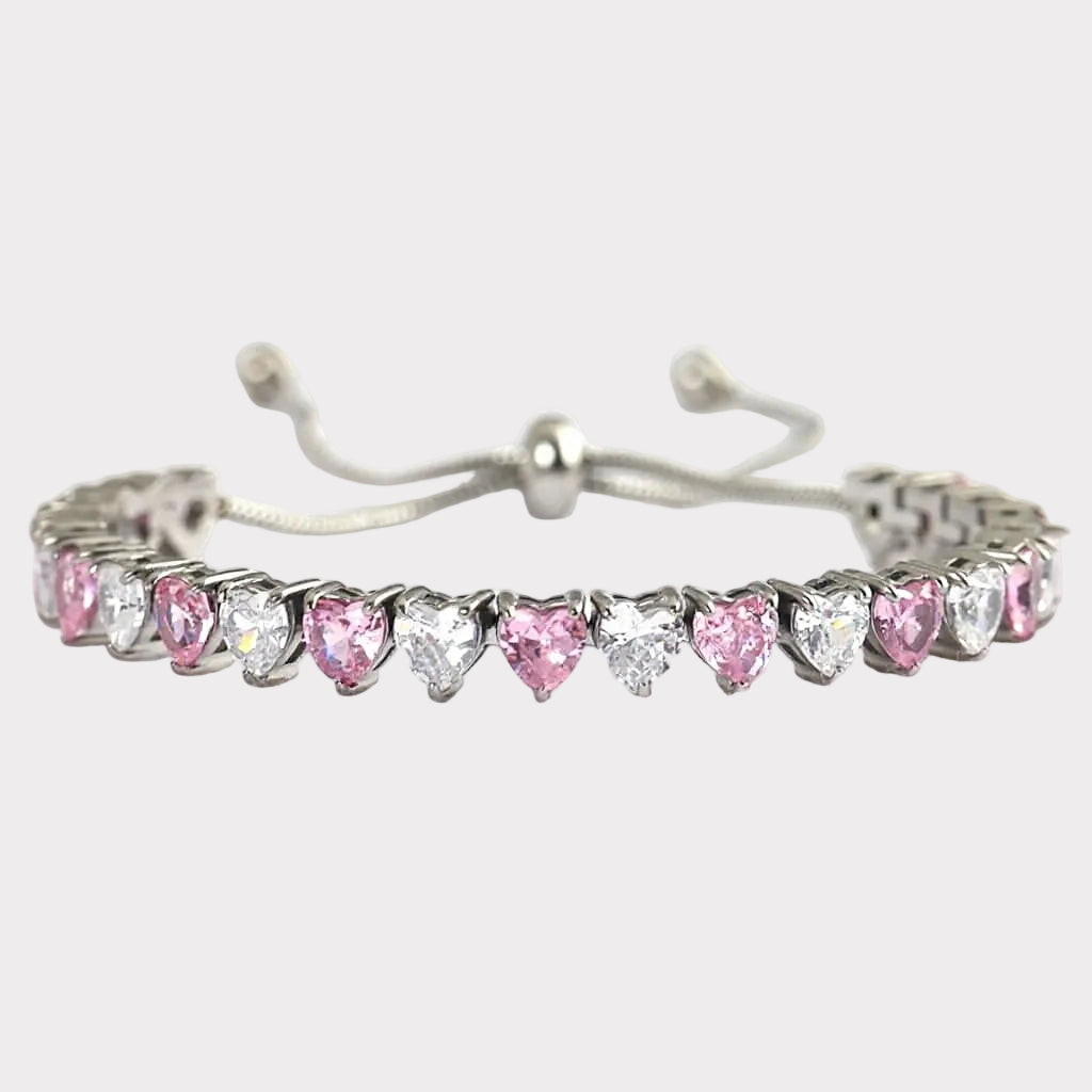🎁 Pink Heart Bracelet (100% off)